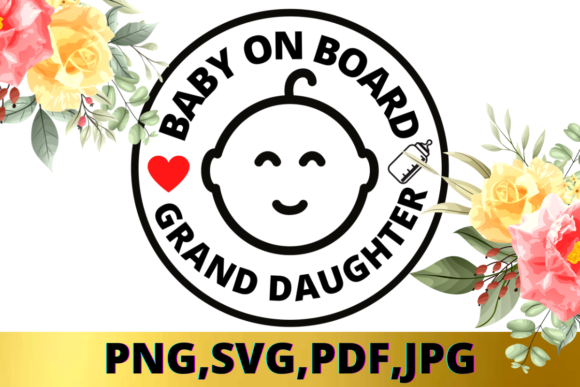 Baby on Board: A Versatile Design Asset for Creative and Commercial Use