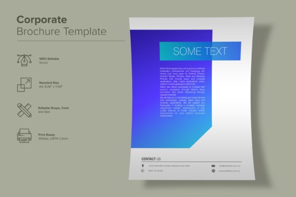 Corporate Brochure Design Template