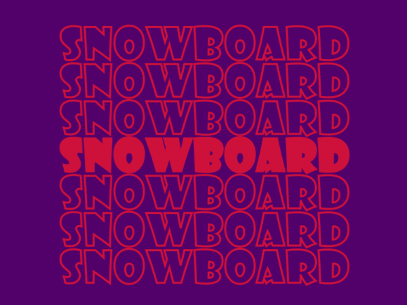 Snowboard SVG Cut File: Precision Design for Real Projects