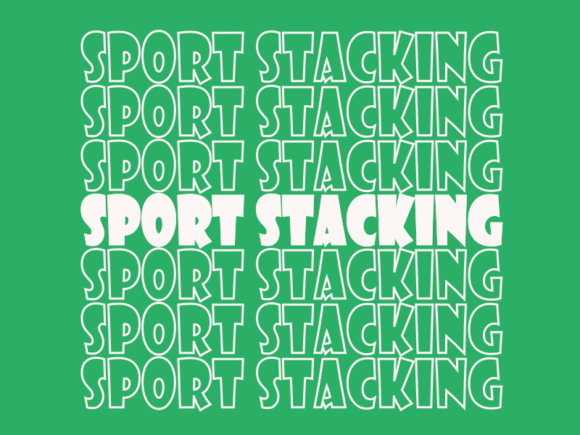 Sport Stacking SVG Cut File