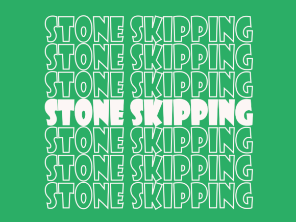 Stone Skipping SVG Cut File: Scalable, Versatile, and Craft-Ready