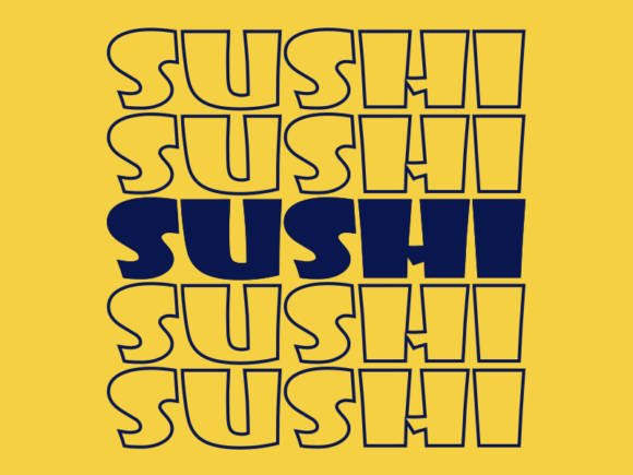 Sushi SVG Cut File: Crisp, Scalable & Versatile