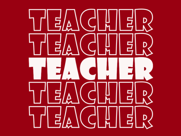 Teacher SVG Cut File: Scalable & Versatile