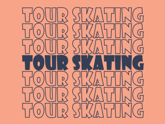 Tour Skating SVG Cut File: Scalable, Versatile & Craft-Ready