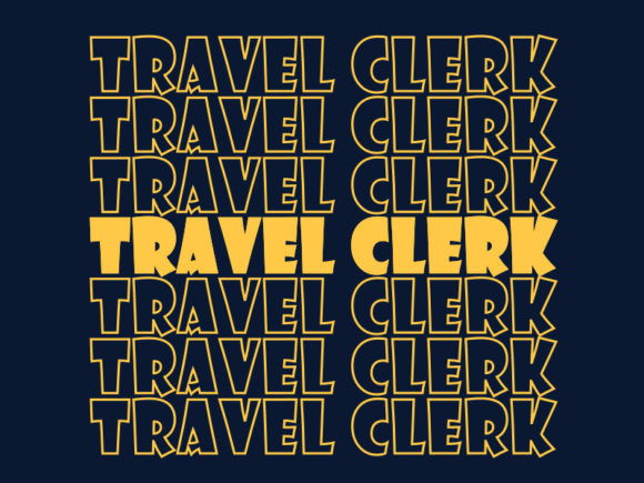 Travel Clerk SVG Cut File