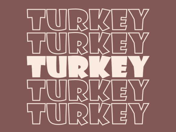 Turkey SVG Cut File