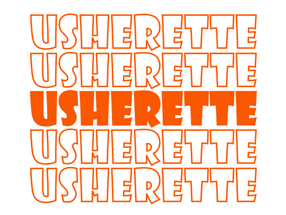 Usherette SVG Cut File