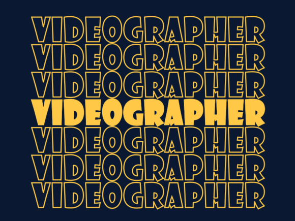 Videographer SVG Cut File