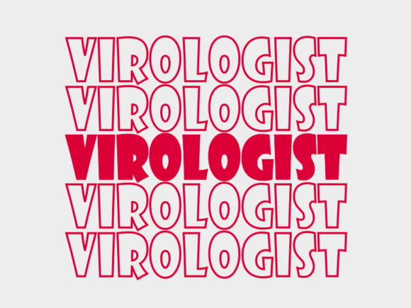 Virologist SVG Cut File
