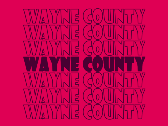 Wayne County SVG Cut File