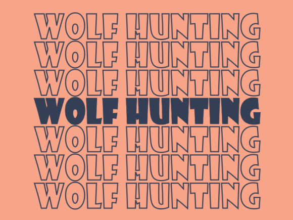 Wolf Hunting SVG Cut File