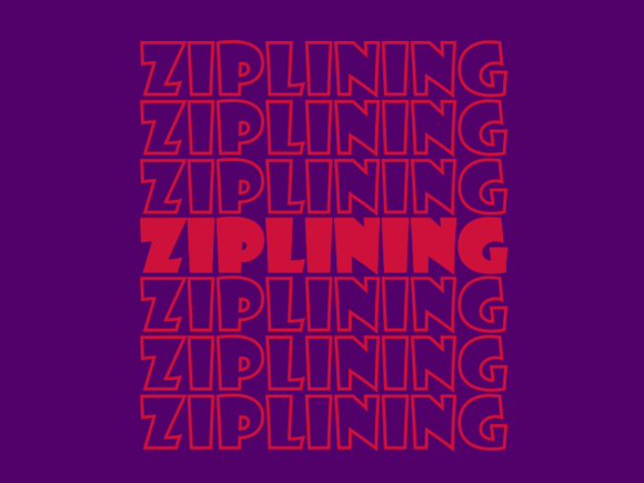 Ziplining SVG Cut File
